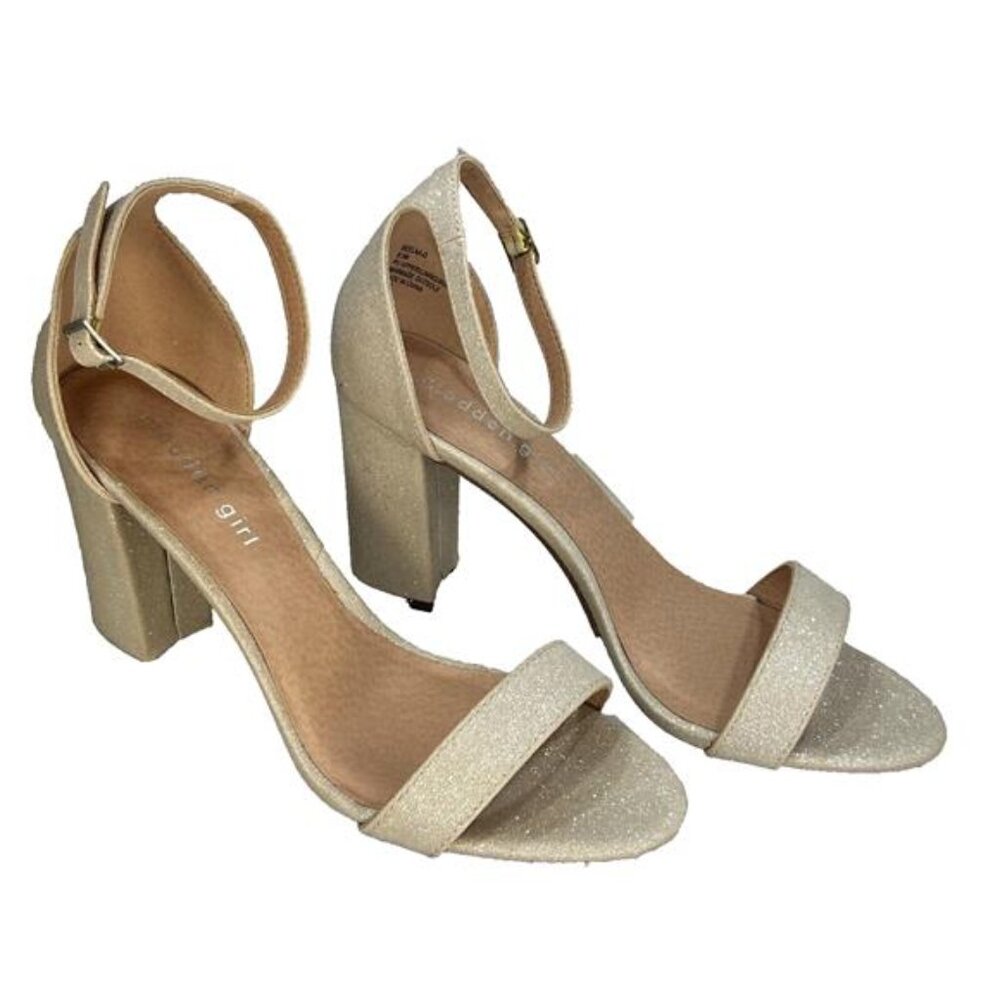 NEW Madden Girl Beelaa High Heel Sandals Women's 8.5